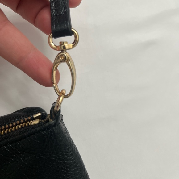 Tory Burch leather fold over crossbody. - Picture 9 of 12